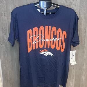 Denver Broncos ’47 Brand NFL Graphic T-Shirt – Navy Blue – Size Small – NWT